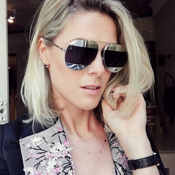 dior two tone sunglasses